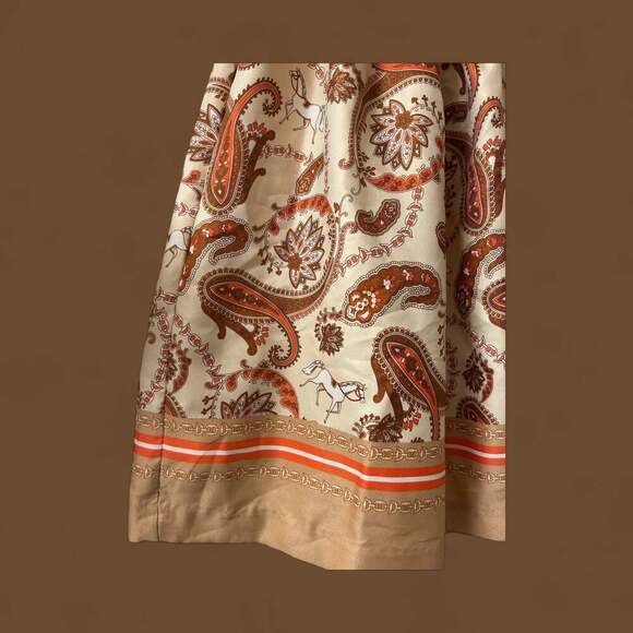 Janie and Jack Paisley Equestrian Print Dress - Picture 5 of 8